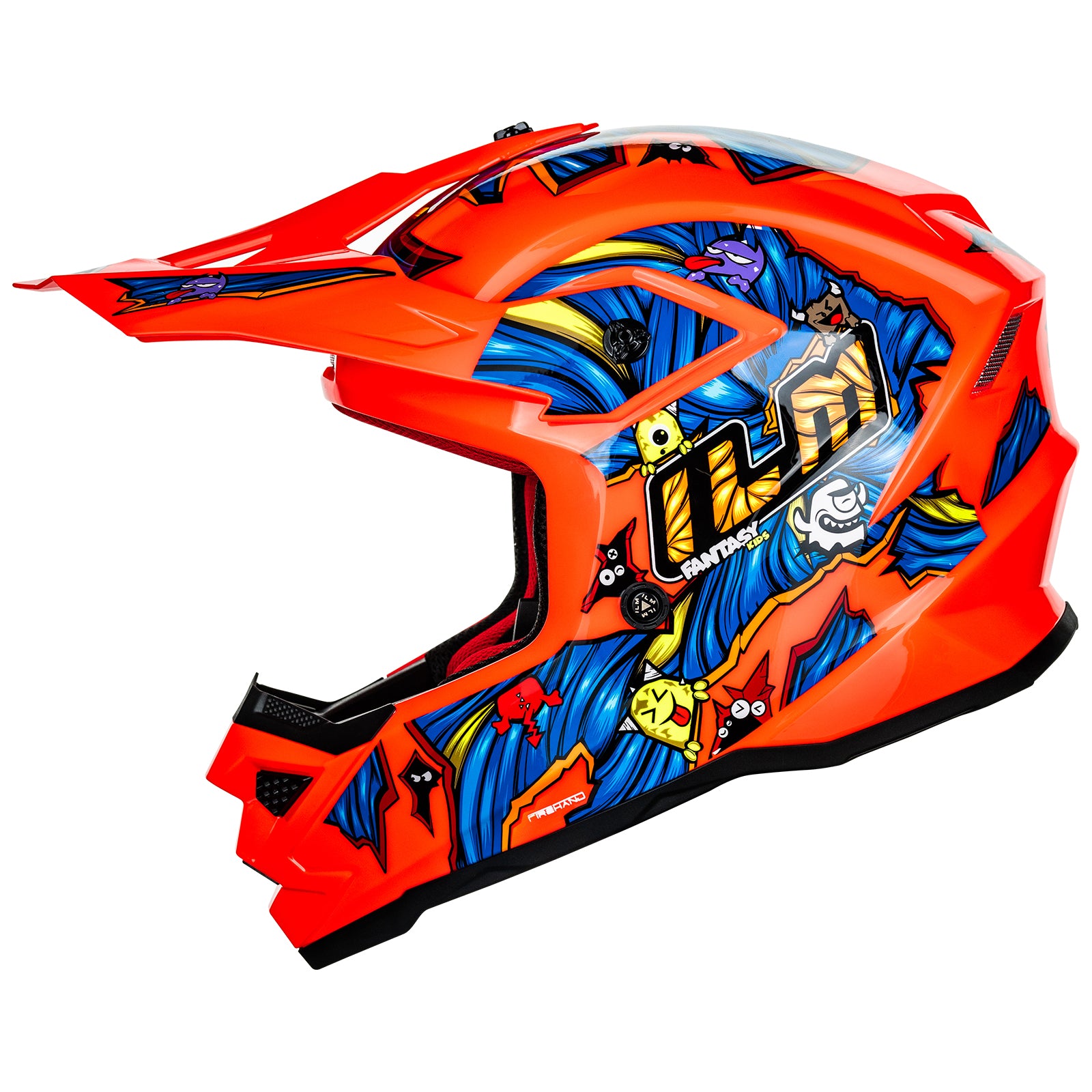 ILM - Z705 - Fantasy Orange (barnahjálmur)