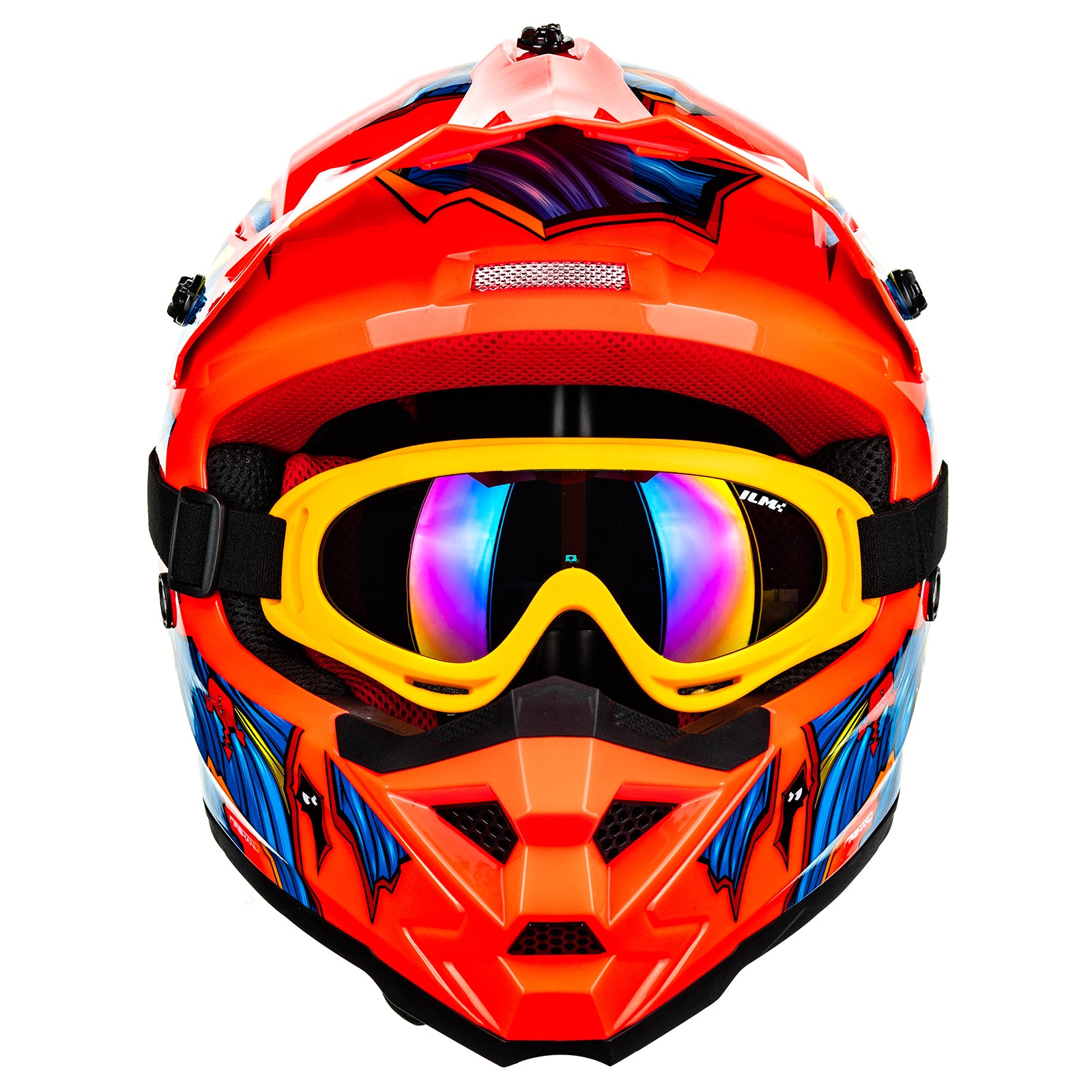 ILM - Z705 - Fantasy Orange (barnahjálmur)